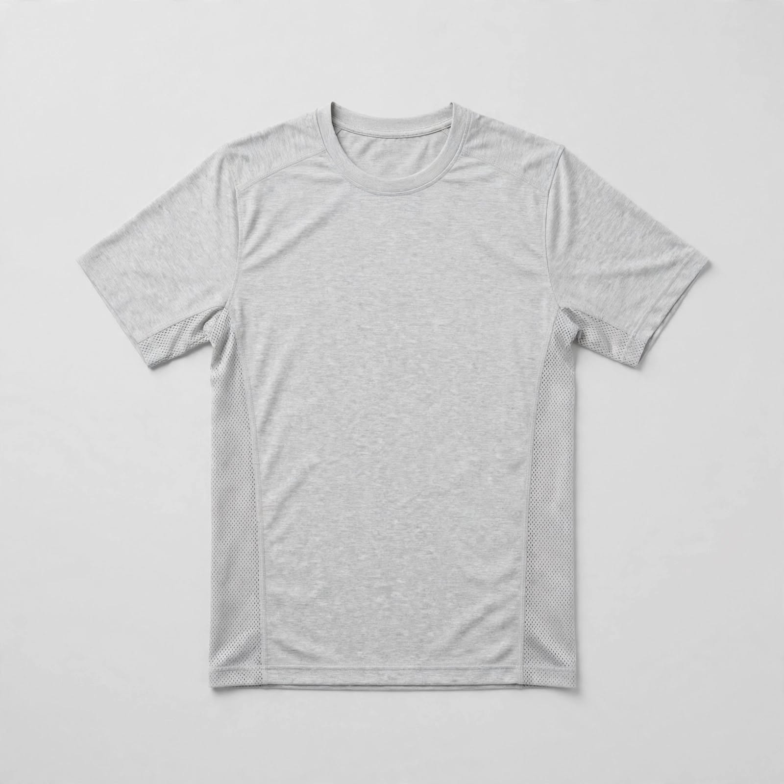 Gym Shirt with Side Panels – Mesh Ventilation